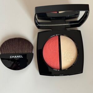 CHANEL JARDIN IMAGINAIRE BLUSH & HIGHLIGHTER IN “GOLD & PEACH” *NIB*